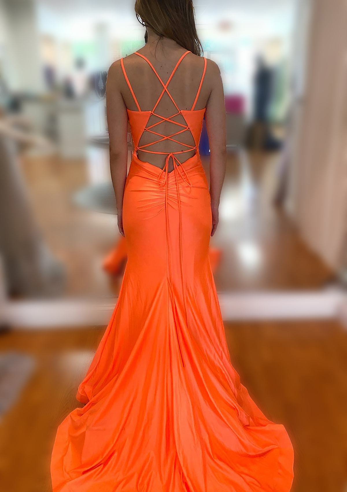 trumpet mermaid v neck sweep train jersey evening dress Trumpet/Mermaid V Neck Sweep Train Jersey Prom Dress With Split Pleated -  Prom Dresses
