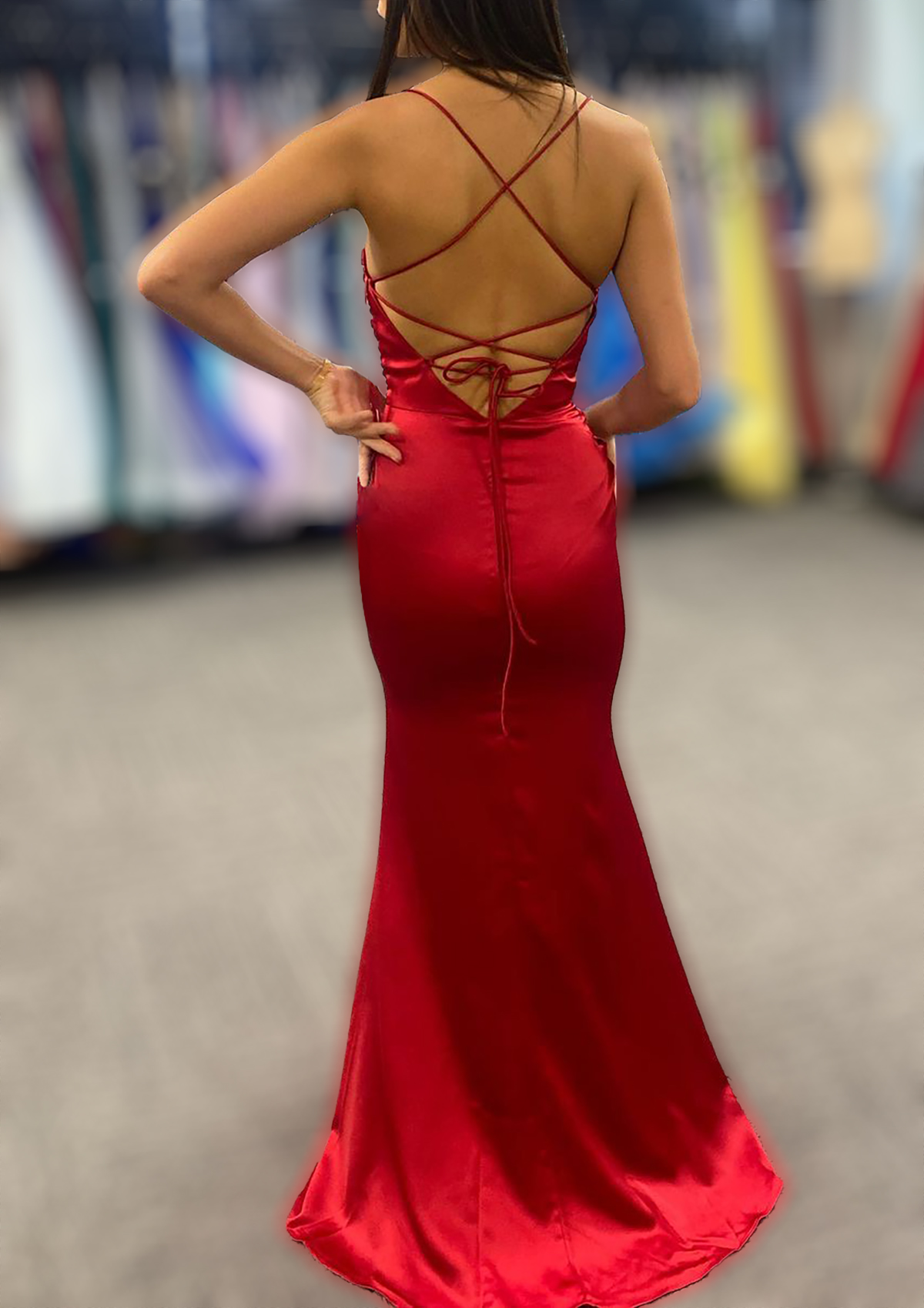 Sheath/Column Bateau Spaghetti Straps Long/Floor-Length Charmeuse Prom Dress With Pleated Sheath/Column Bateau Spaghetti Straps Long/Floor-Length Charmeuse Prom Dress With Pleated