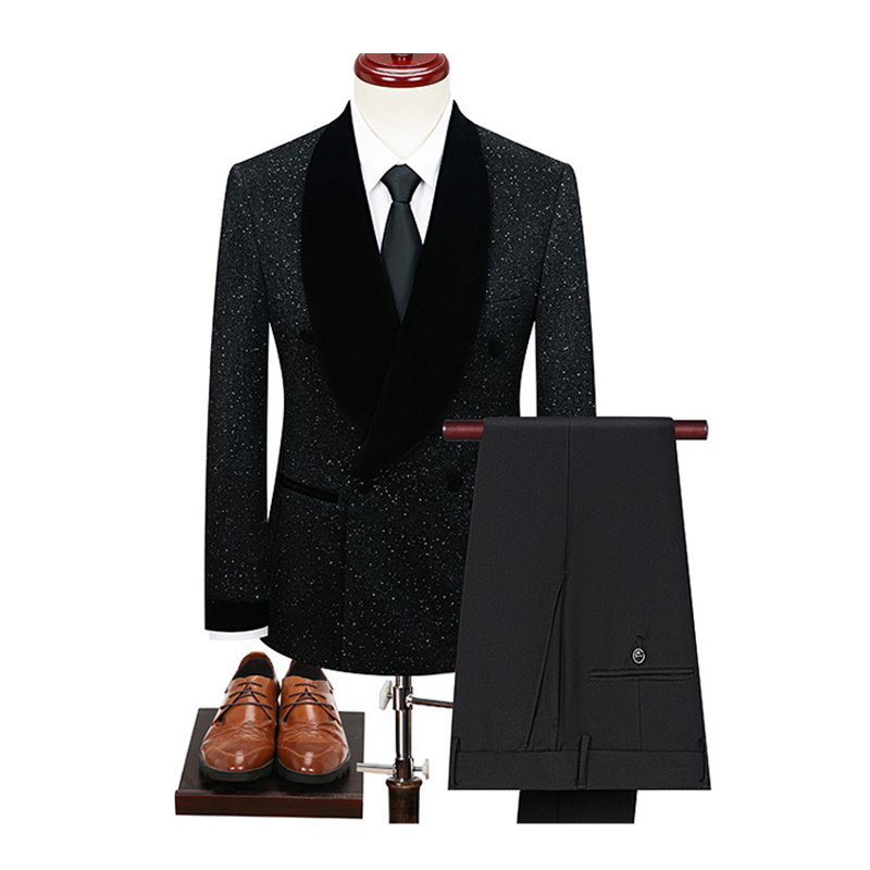 Shawl Lapel Single Breasted 2 Piece Men's Prom Suit 