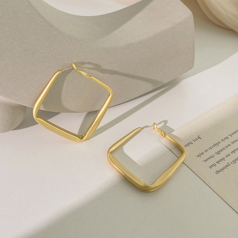 Classic Elegant Ladies' Alloy Geometric Earrings