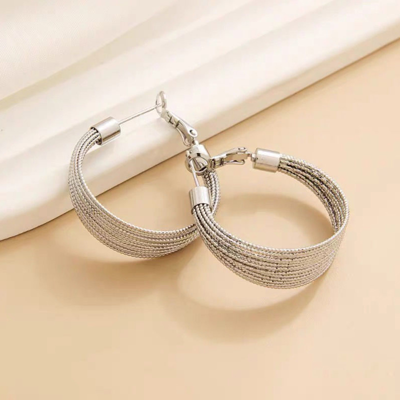 Unique Simple Female Alloy Earrings