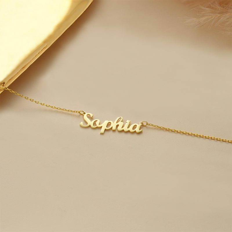 Personalized Name Female Stainless Steel Necklace