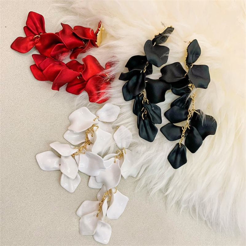 Sweet Romantic Girls' Alloy Acrylic Earrings