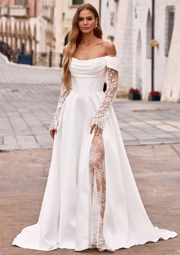 sachin and babi light blue dress WHITE CLASSY OPEN NECKLINE MIDI DRESS – Amalthrea main image 1