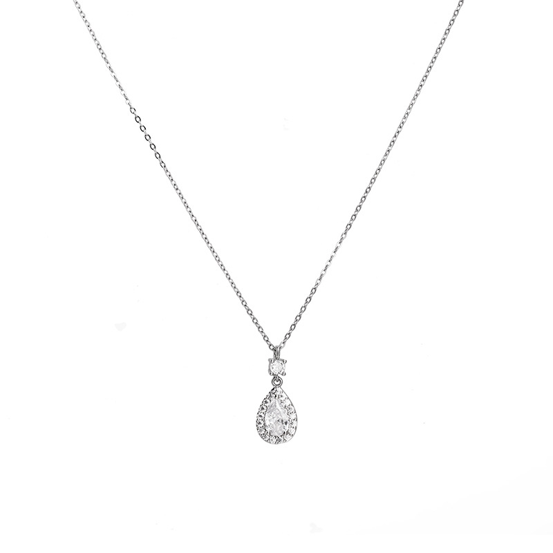 Charming Exquisite Ladies' Drops Alloy Necklace with Rhinestone